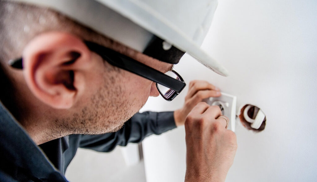 electrician on job
