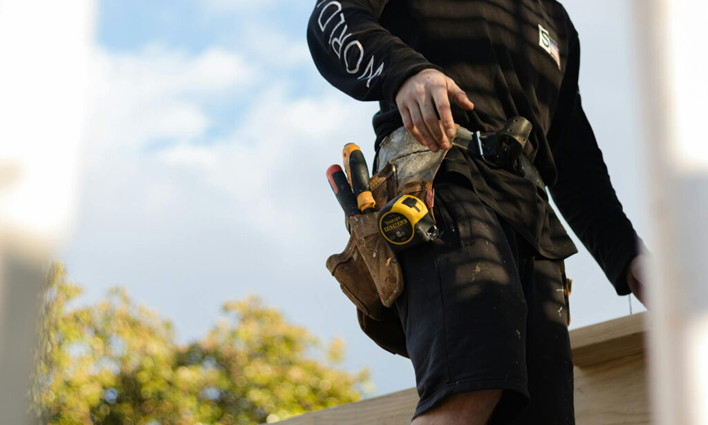Tradesman on site